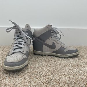 Nike wedge sneakers size 6.5